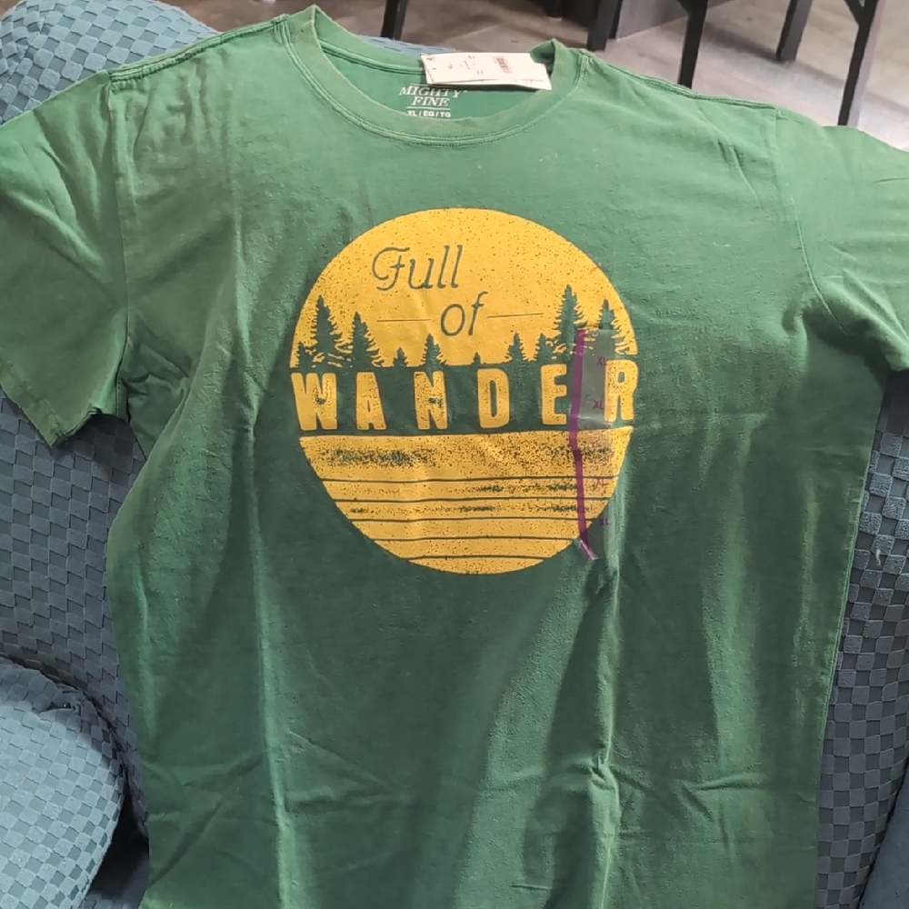 Mighty Fine Green Crewneck Tee